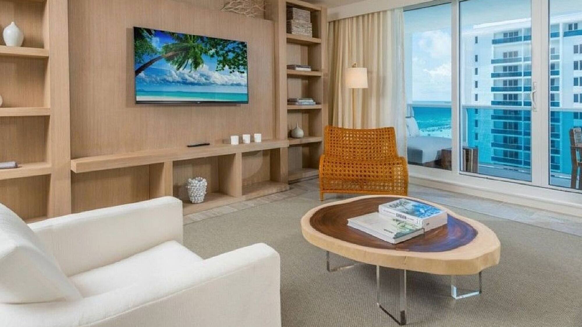 "Amazing high end furniture , driftwood reclaimed walls" 